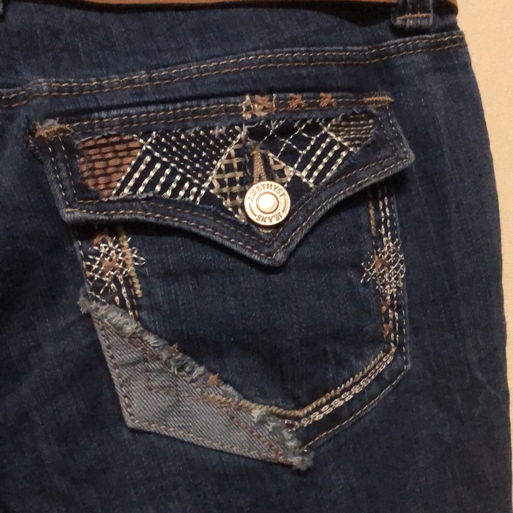 #1805 Amethyst Jeans NWT Sz 3 low rise slim boot - Picture 9 of 11